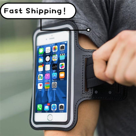 Image of Universal 4.5- 6.1 inch Sport Waterproof Armband Bag For iPhone 12 11 6s 7 8 Plus X XS Phone Case Outdoor Running Sport Armbands