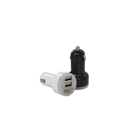 Image of 5V 1A Dual USB Port Car Charger with LED light
