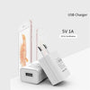 5V 1A CE Certified Universal EU USB Wall Charger Adapter for iPhone Android phones