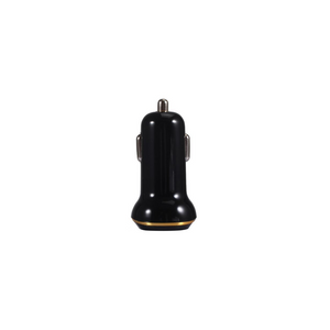 High quality 5V 2A Dual USB Port Car Charger with Gold Ring
