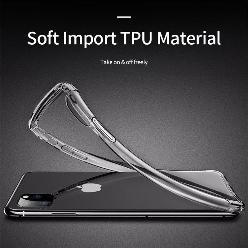 Oneplus 9 pro Phone case One Plus 8 Pro 7 7T 6 8T Anti Falling Clear Cover For 1+ Nord N10 N100 5G Transparent Silicone tpu soft Phone Accessories