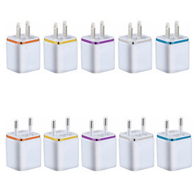 Dual USB Ports Home Wall Charger Adapter Plug for mobile phones