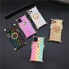 Luxury Glitter Cover Heart Square Phone Case for Samsung Galaxy A32 A22 A42 A52 A72 A71 A70 A50 A12 A31 A30 A51 A10E A20E A21S