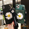 iphone 14 13 pro max lovely daisy flower phone case apple 12 mini 11 pro max with strap