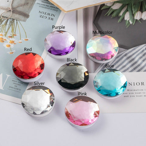 Image of colorful-diamond-Crystal-Plain-phone-pop-socket