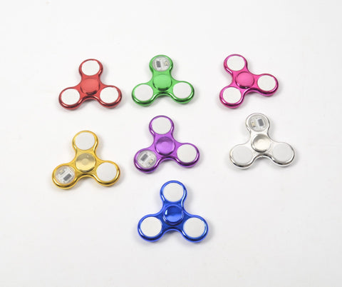 Image of 6colors Creative LED Light Luminous Fidget Spinner Changes Hand Spinner Golw in the Dark Stress Relief Toys For Kids