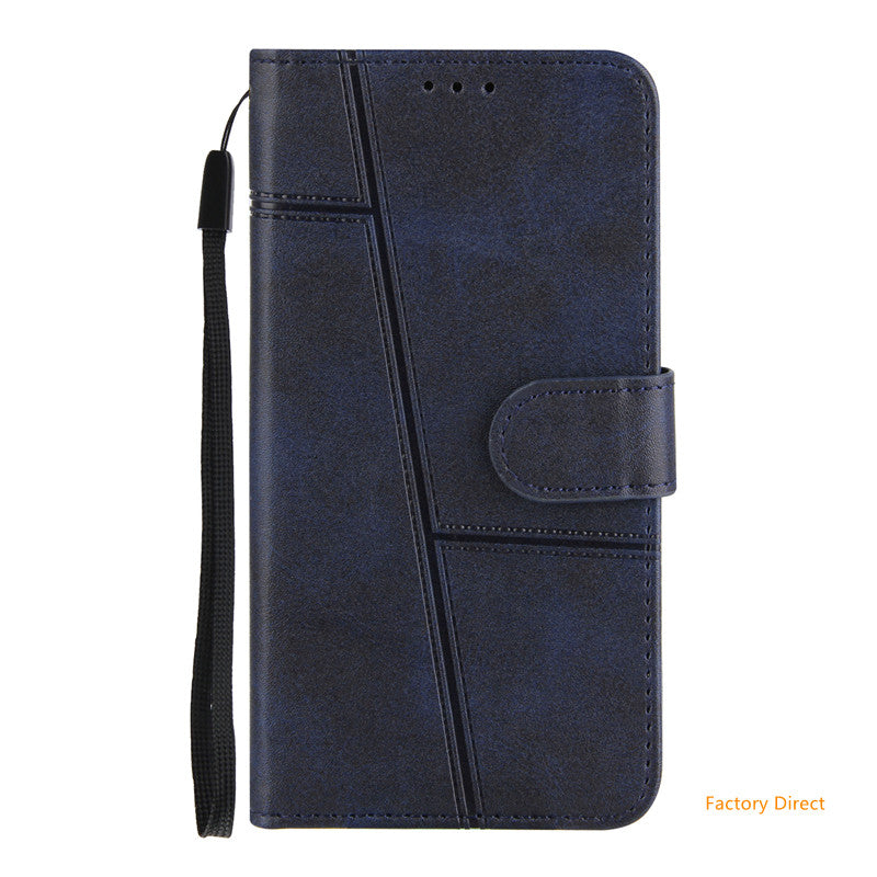 Leather Flip case for iPhone 12 Pro Max 13 11 stylish cover shell with stand holder and card slot window hole wallet back cover For apple X XR XS Max 78 plus SE 2020 with magnetic plate