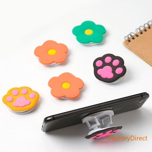 Universal Mobile Phone Cute 3D Animal fold Stand for all smart phones cat claw qx bear lucky cat mld avocado dinosaur akitadog doiphin milk tea