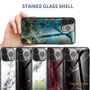 Marble design glass back cover case for One plus