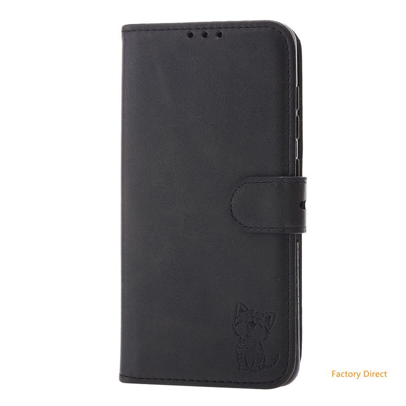 Galaxy A01 A11 A21S A41 A51 A71 A81 A91 Casing Luxury Shockproof  Leather phone case with stand holder and bank card slot photo window wallet back cover For Samsung A12 A22 A32 A42 A52 A72 A82 A03Sultra plus fe with magnetic plate