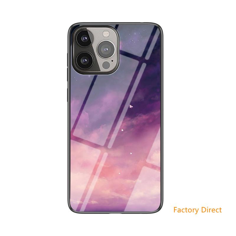 Stars Sky design Tempered Glass phone Case For Oneplus models