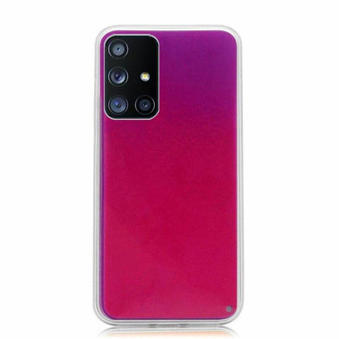 Image of Samsung A sery J sery model Liquid Luminous Neon Sand Case Quicksand Glow In The Dark