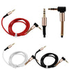 90 degree right angle aux cable 3.5 mm male to male audio cord