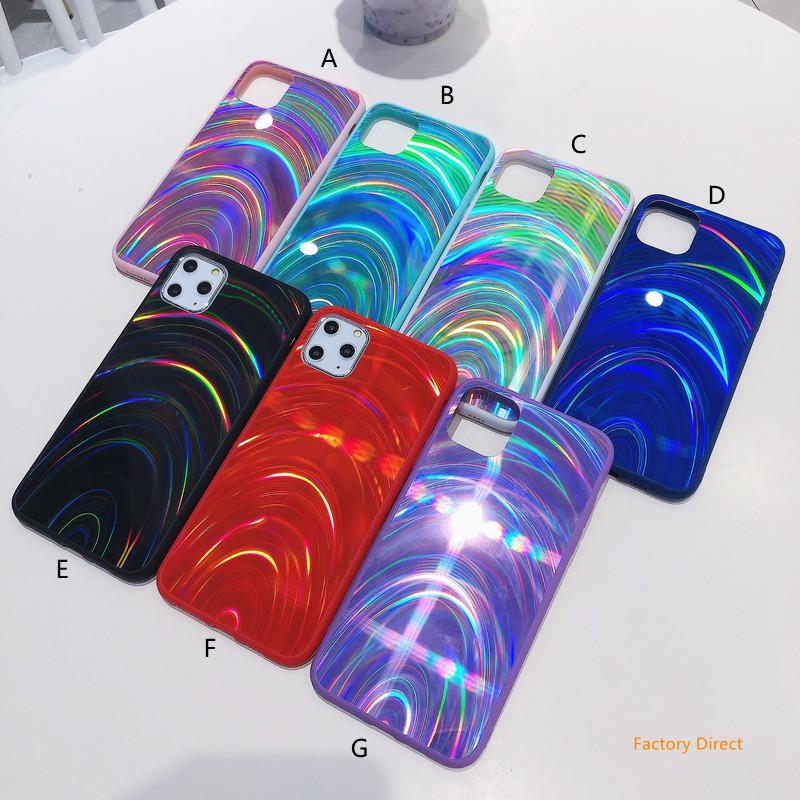 Aurora design Fancy shining colorful phone case back cover for Samsung S M J Note Sery