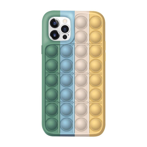 Image of New gadget Popit Push Fidget Bubble phone Case For iPhone models  12 11 pro max 7 8 plus x xr xs xsmax cheap price wholesale ready stock