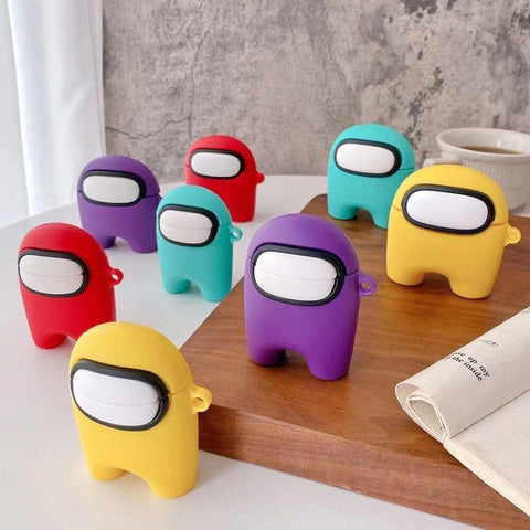 Image of AU Airpods Pro Case Soft Silicone 3D Protective cover for Airpods 2/ Airpods 1 Case