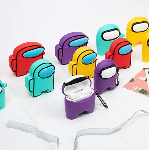 Image of AU Airpods Pro Case Soft Silicone 3D Protective cover for Airpods 2/ Airpods 1 Case