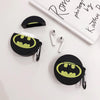 Batman case for Bluetooth Wireless Earphone for Airpods for airpod i12 inpod, airpod pro