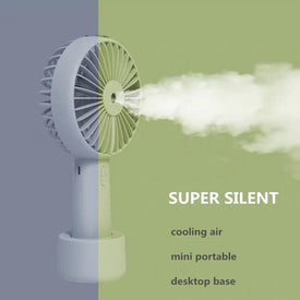 Battery Portable Water Spray Mist Fan