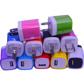 Colorful USB Travel AC Wall Charger 5V1A single port