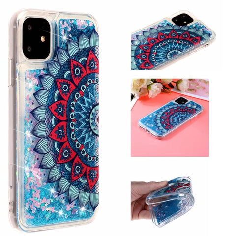 Image of Colorful Liquid Quicksand phone case for iphone models