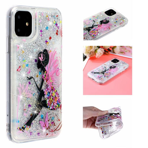 Image of Colorful Liquid Quicksand phone case for iphone models