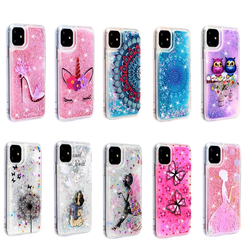 Colorful Liquid Quicksand phone case for iphone models