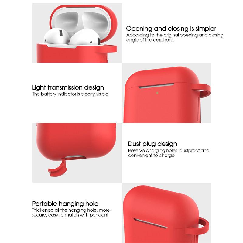 Colorful Silicone Earphone Case for Airpods 1/2/3/4/ pro  inpod with retail packing