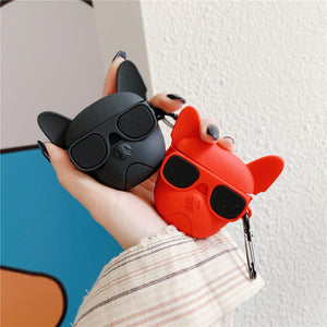 Cool bulldog headphone case for Apple Airpods 4 3 pro 2 1