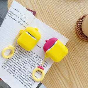 Cute Hyaluronic Acid Duck Earphone Case For Apple Airpods 1/2