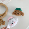 Cute Dog Knitted Plush Airpods Case for G1 G2