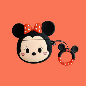 Disney AirPods 2 Case Soft Silicone 3D Anime Toys Stitch/Venom/Babe Yoda/Star Wars/Winnie Protective Cover for AirPods Earphones