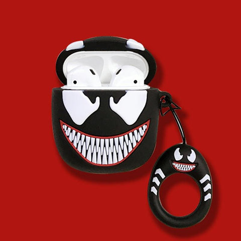 Image of Disney AirPods 2 Case Soft Silicone 3D Anime Toys Stitch/Venom/Babe Yoda/Star Wars/Winnie Protective Cover for AirPods Earphones