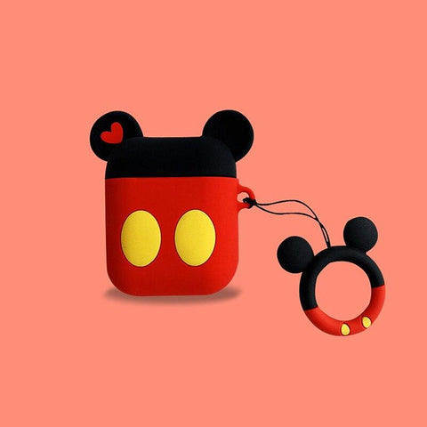 Image of Disney AirPods 2 Case Soft Silicone 3D Anime Toys Stitch/Venom/Babe Yoda/Star Wars/Winnie Protective Cover for AirPods Earphones