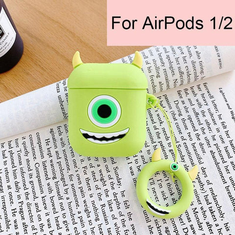 Image of Disney AirPods 2 Case Soft Silicone 3D Anime Toys Stitch/Venom/Babe Yoda/Star Wars/Winnie Protective Cover for AirPods Earphones