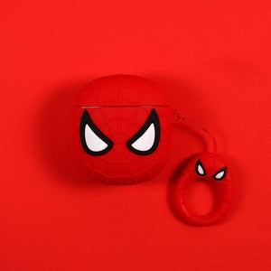 Disney AirPods 2 Case Soft Silicone 3D Anime Toys Stitch/Venom/Babe Yoda/Star Wars/Winnie Protective Cover for AirPods Earphones