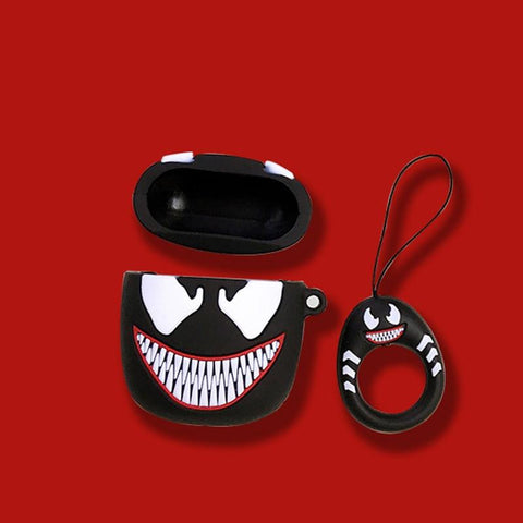 Image of Disney AirPods 2 Case Soft Silicone 3D Anime Toys Stitch/Venom/Babe Yoda/Star Wars/Winnie Protective Cover for AirPods Earphones