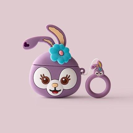 Image of Disney AirPods 2 Case Soft Silicone 3D Anime Toys Stitch/Venom/Babe Yoda/Star Wars/Winnie Protective Cover for AirPods Earphones