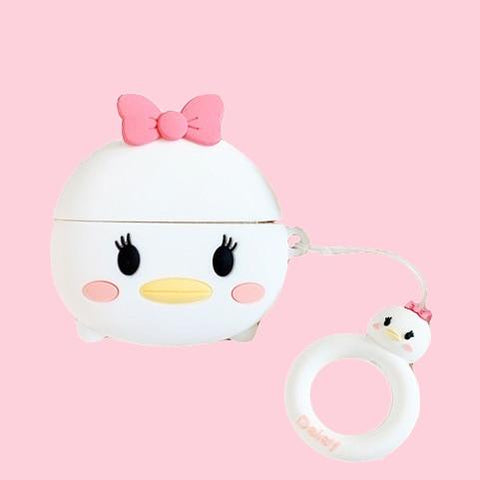 Image of Disney AirPods 2 Case Soft Silicone 3D Anime Toys Stitch/Venom/Babe Yoda/Star Wars/Winnie Protective Cover for AirPods Earphones