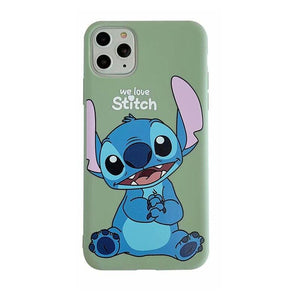 Disney Cartoon Lilo and Stitch IPhone 11 Case Cover soft TPU 3D Printing Figure Toys for Girls Boys