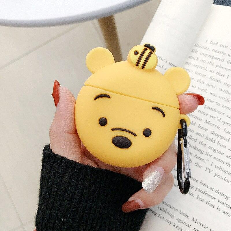 Disney Huawei Freebuds 3 Case Cover Lilo and Stitch Spiderman Ironman Captain America Jack Skellington Mickey Minnie Mouse Toys