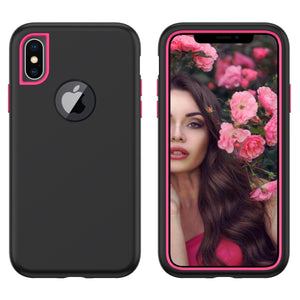 Durable PC+TPU 3 Layers Hybrid Anti-shock Phone case