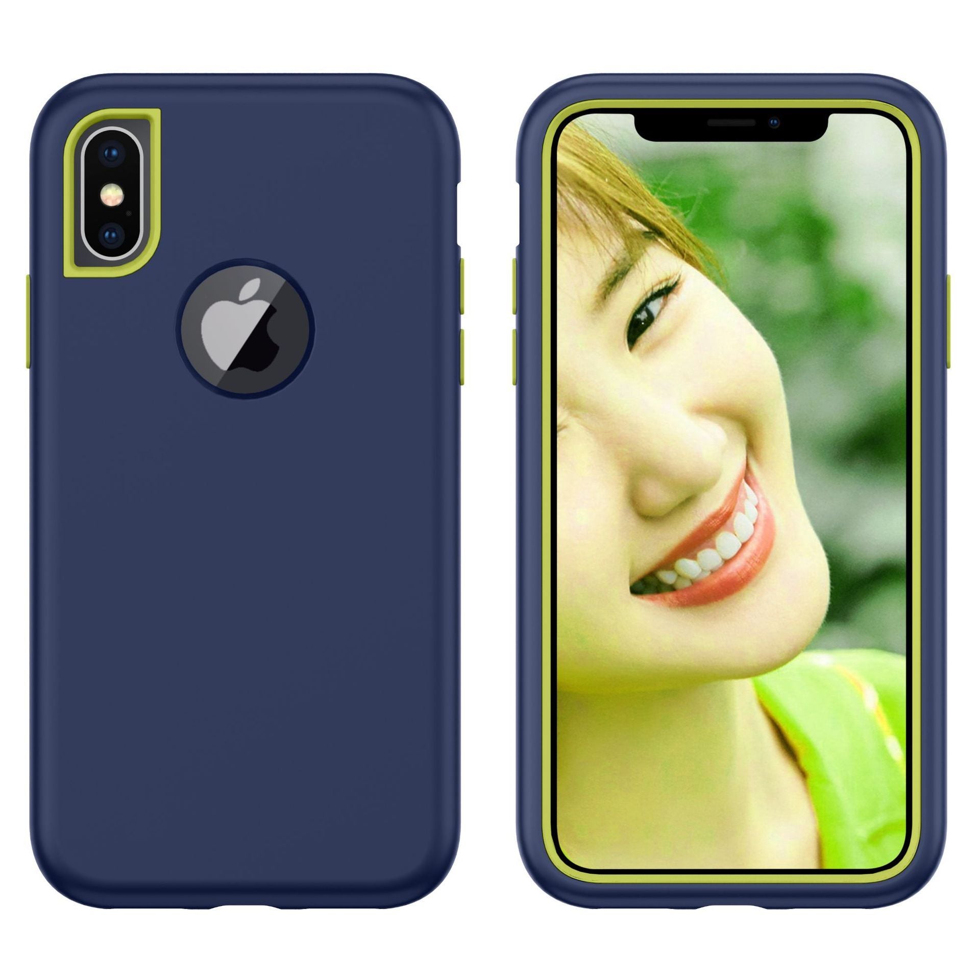 Durable PC+TPU 3 Layers Hybrid Anti-shock Phone case