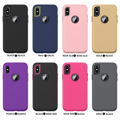 Image of Durable PC+TPU 3 Layers Hybrid Anti-shock Phone case