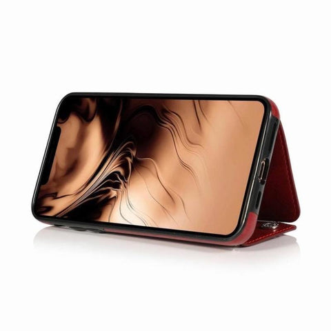 Image of Fashion Flip Leather Phone Case with card slot wallet for all iphone models