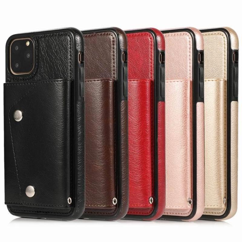 Fashion Flip Leather Phone Case with card slot wallet for all iphone models