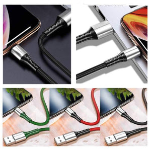 3A smart charging cable fast charger thick OD 3ft 5ft