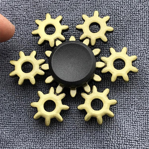 Fidget Spinner Brass Color Zinc Alloy Metal Hand Spinner