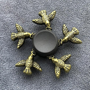 Fidget Spinner Brass Color Zinc Alloy Metal Hand Spinner