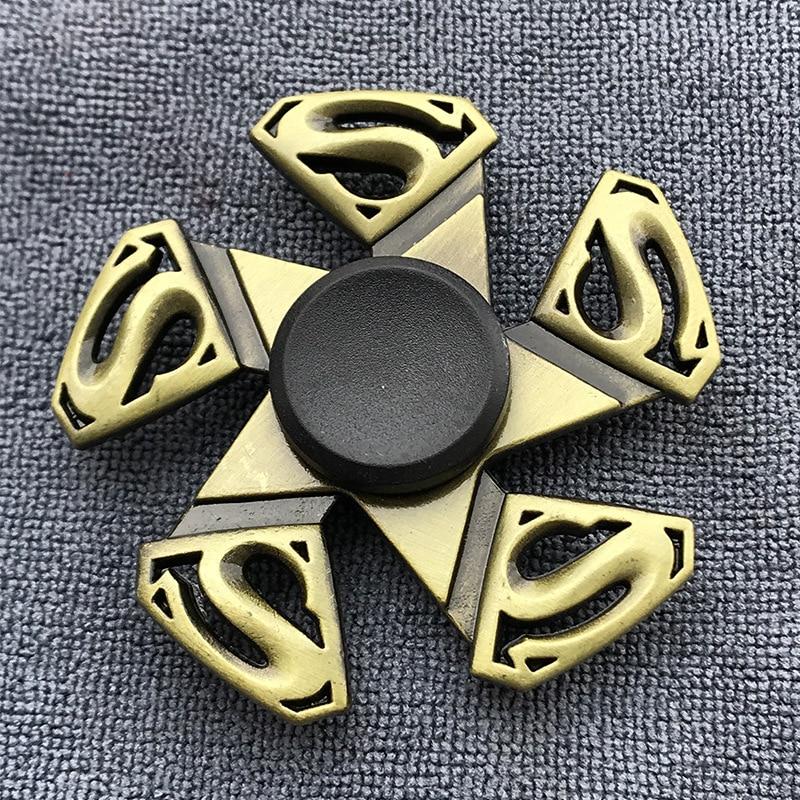 Fidget Spinner Brass Color Zinc Alloy Metal Hand Spinner